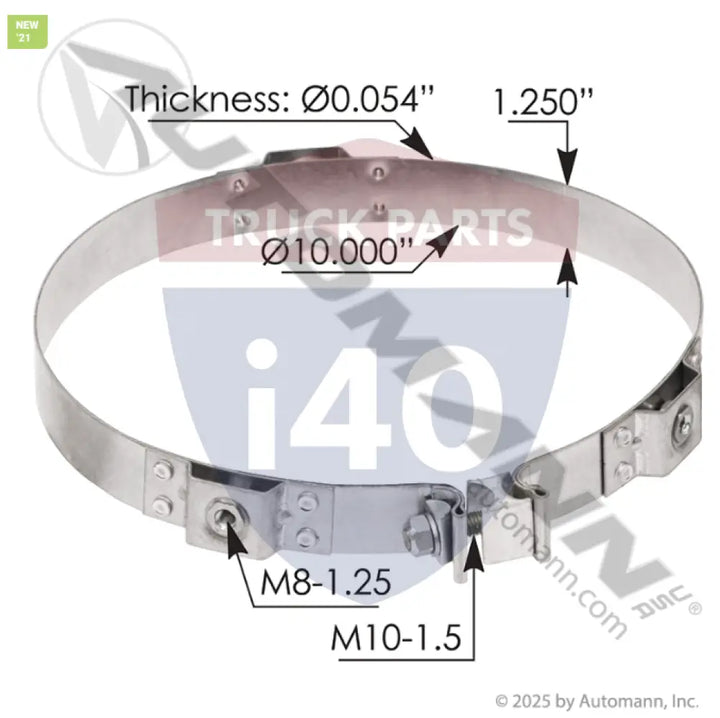 098071295 Mtg Bracket Heat Shield Peterbilt For Dynaflex - Mtg Bracket Heat Shield Peterbilt