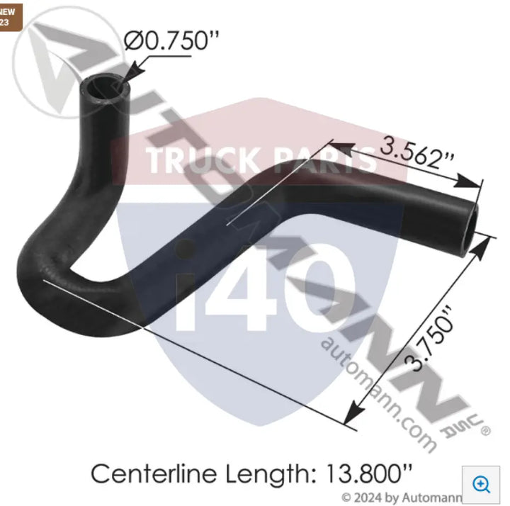 Automann 561.46979 Heater Hose P-Pipe Freightliner - Freightliner