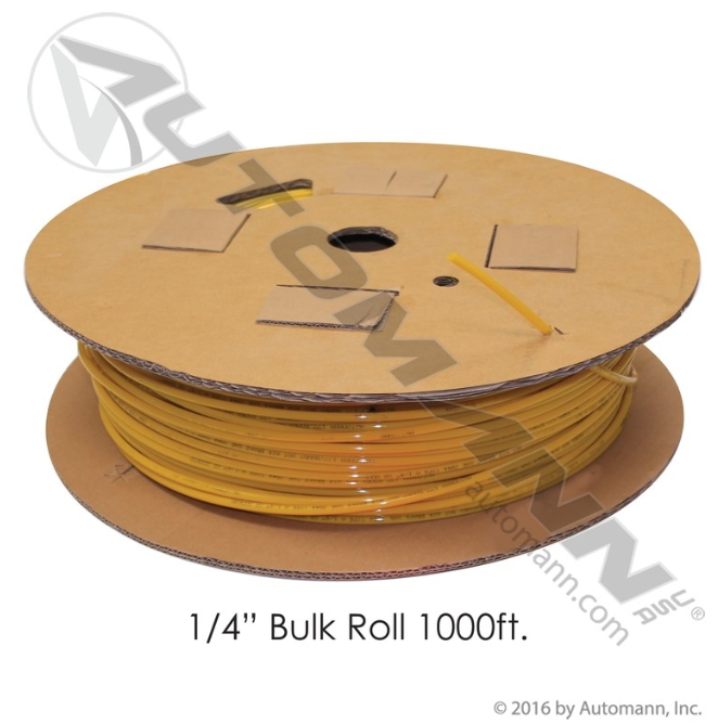 Automann 177.5005Y Nylon Tubing 1/4in OD 1000FT Yellow