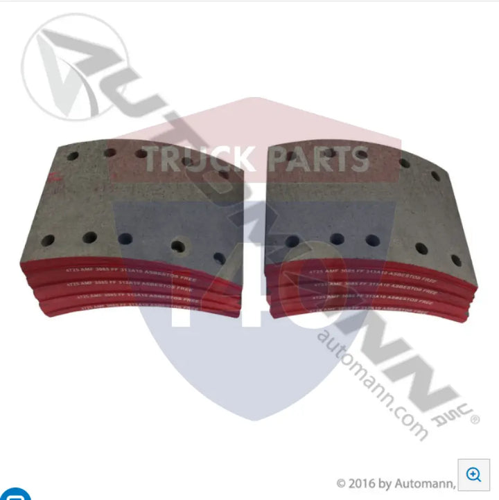 Automann 140.4725.30 Brake Lining - 23K Lb GAWR