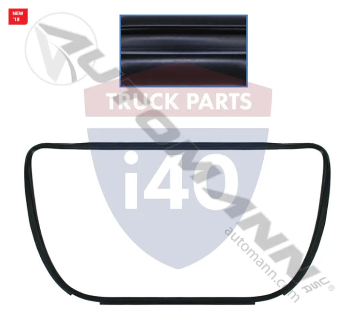 R421088 Curved Windshield Seal 1 Pc For Kenworth - Curved Windshield Seal 1 Pc Kenworth