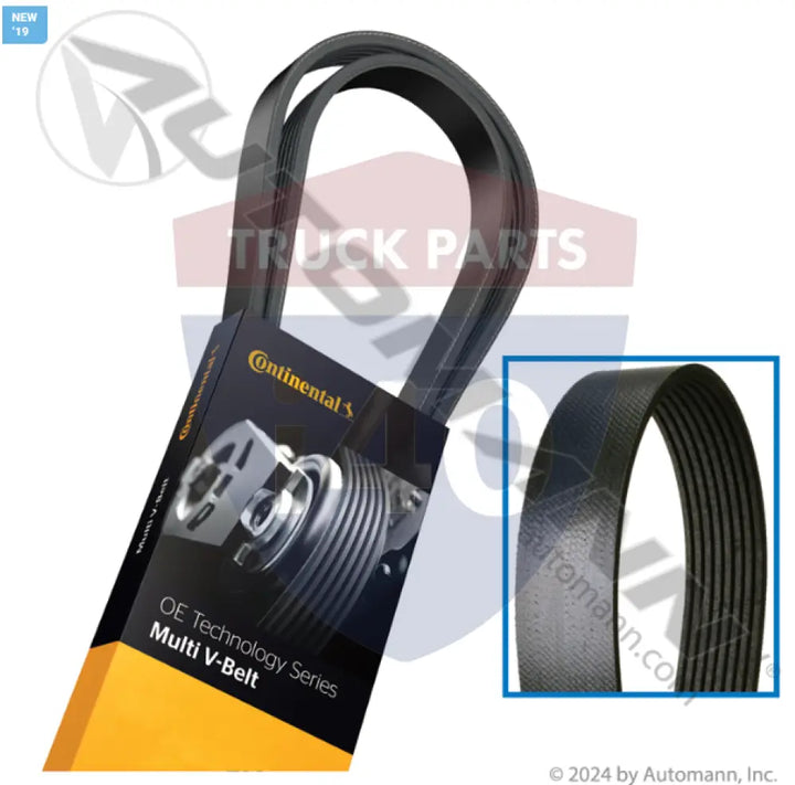 Continental 815.4080817 Elite Poly-V Serpentine Belt - Serpentine Belts