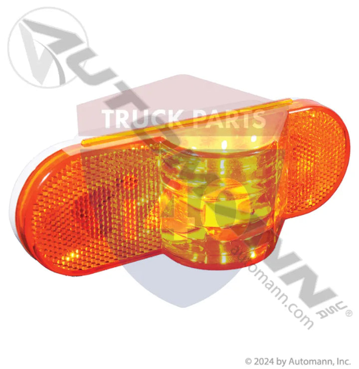 Automann 571.LD601A8 Turn Signal 6in Oval Midship LED Amber - Turn Signal 6in Oval Midship LED Amber