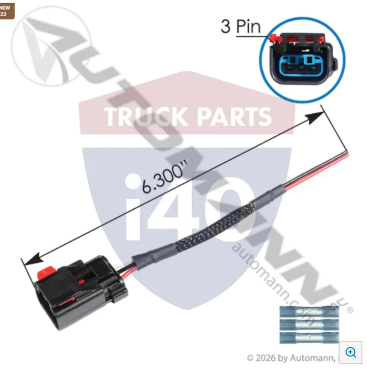 Automann 577.99113R Harness EGT Sensor Cummins ISX - Lighting