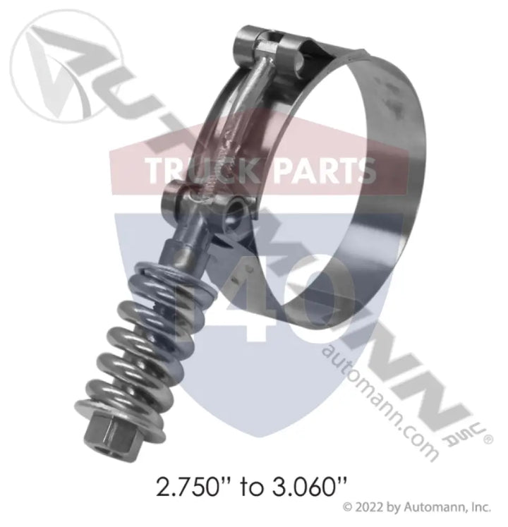 20920723 HD T-Bolt Clamp 2.75in to 3.06in For Mack - Spring Loaded T-Bolt Clamps - Heavy Duty