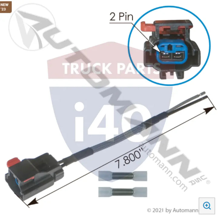 Automann 577.99115R Harness Low Coolant Sensor Freightliner - Lighting