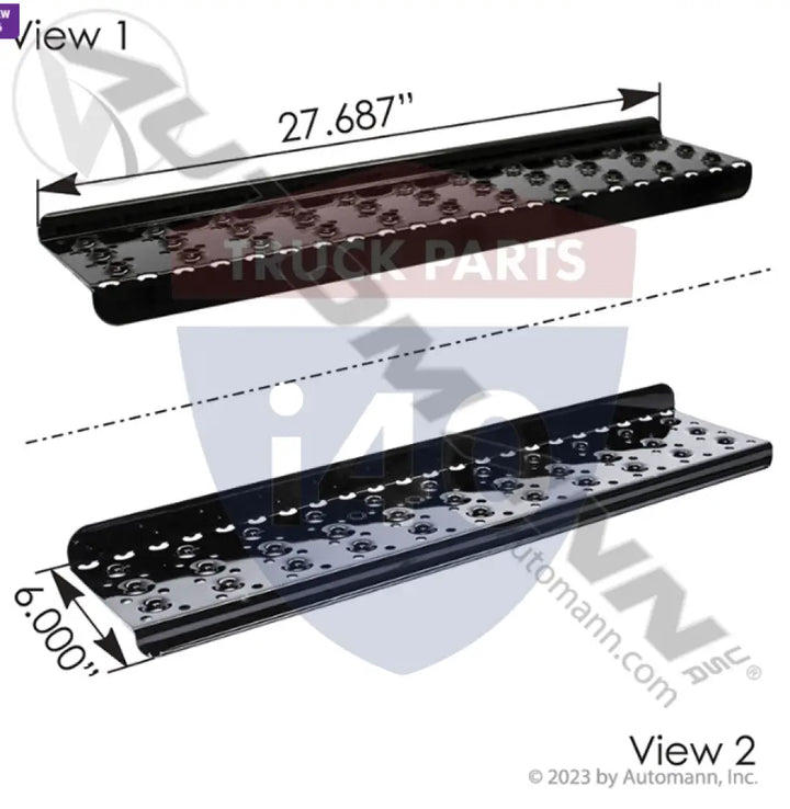 Automann M55200 Fuel Tank Step Black IHC