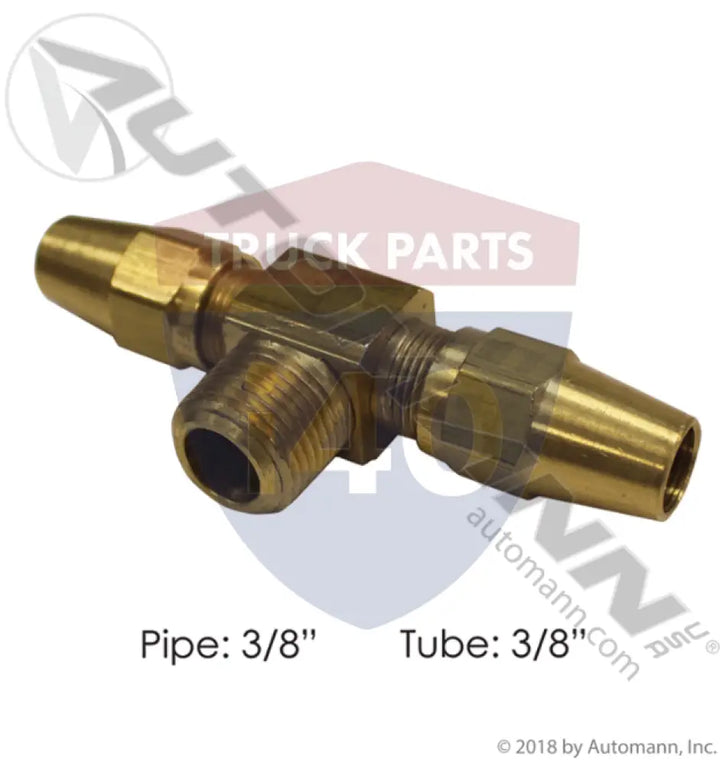 VS272AB66 Male Branch Tee Copper 3/8INx3/8NPT For Parker - Male Branch Tees