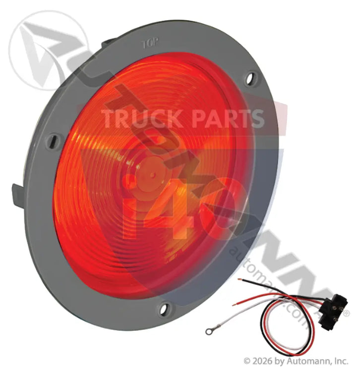 Automann 571.LG404R-K S/T/T Light Kit 4in Red Flange Mount - S/T/T Light Kit 4in Red Flange Mount