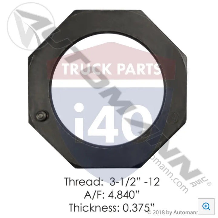 E7664 Spindle Nut For Euclid - Trailer Axle