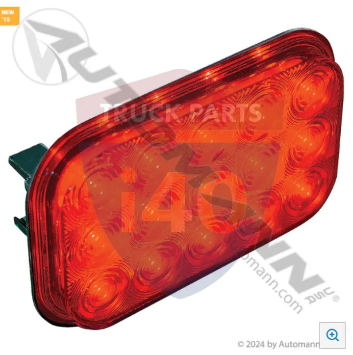 4550 S/T/T Light LED 3-1/2in 5-1/4in Red For Trucklite - S/T/T Light LED 3-1/2in X 5-1/4in Red