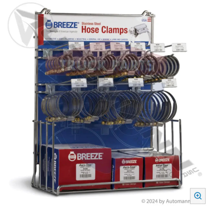 9150ASSORTMENTHD Merchandiser Liner Clamps 150 Spots For Breeze - Counter Displays