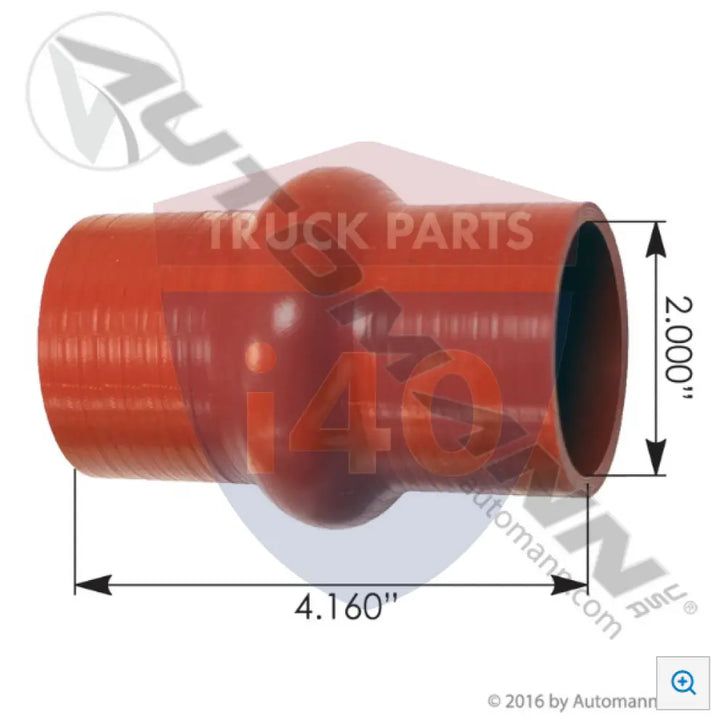 8159681360 Coolant Hump Hose Hot Side For Isuzu - CAC Hoses - Hot Side