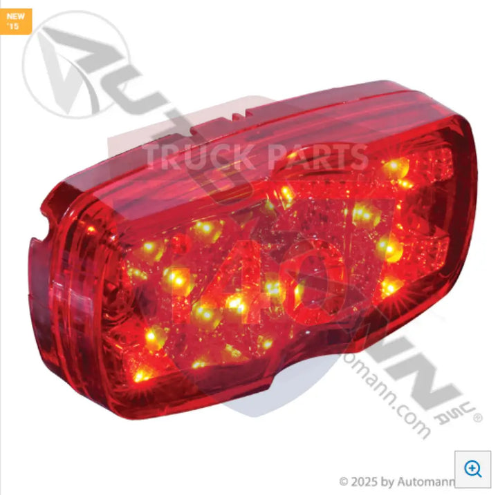 G4602 Marker Light LED 2in 4in Bullseye Red For Grote - Marker Light LED 2in X 4in Bullseye Red