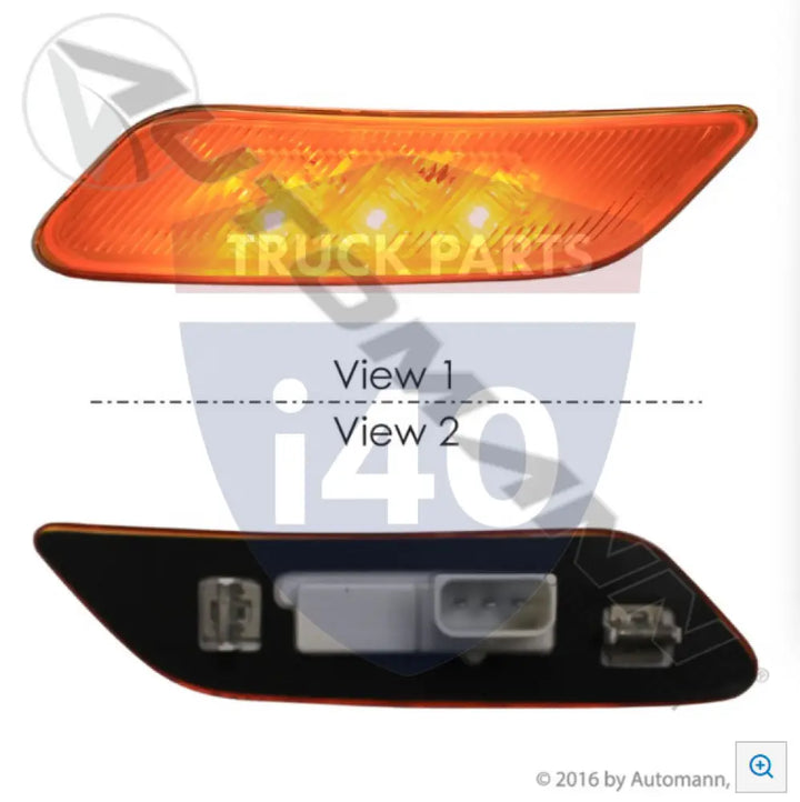 P541204100 Door Lamp LH LED Amber For Peterbilt - Door Lamp LH LED Amber Peterbilt
