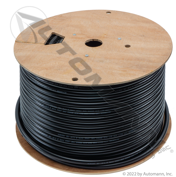 Automann 177.5011 Nylon Tubing 5/8in OD 500FT Black