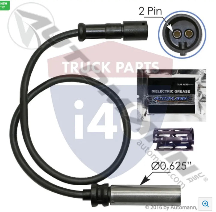 364528001 ABS Sensor Kit Straight Head 18in For Haldex - Anti-Lock Brake