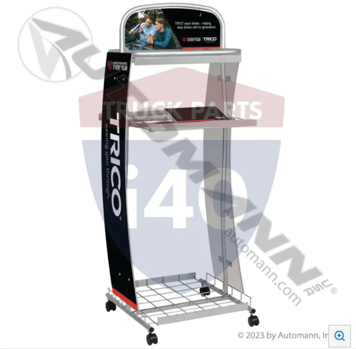 Trico 99337 Trico Floor Display 34 Hooks Empty - Automann Brand Partner Displays