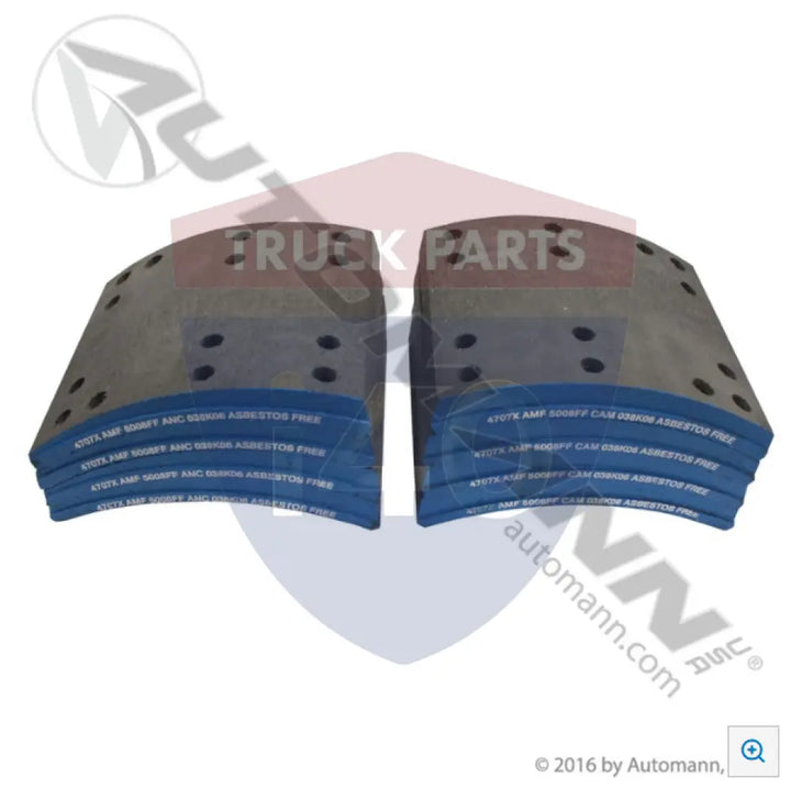 Automann 140.4707X.50 Brake Lining 1st Oversize - 20K Lb GAWR