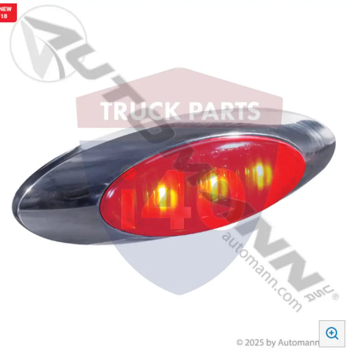 Automann 571.LD27R3M5 Marker Light LED 1-1/2in 4in Red - Marker Light LED 1-1/2in X 4in Red