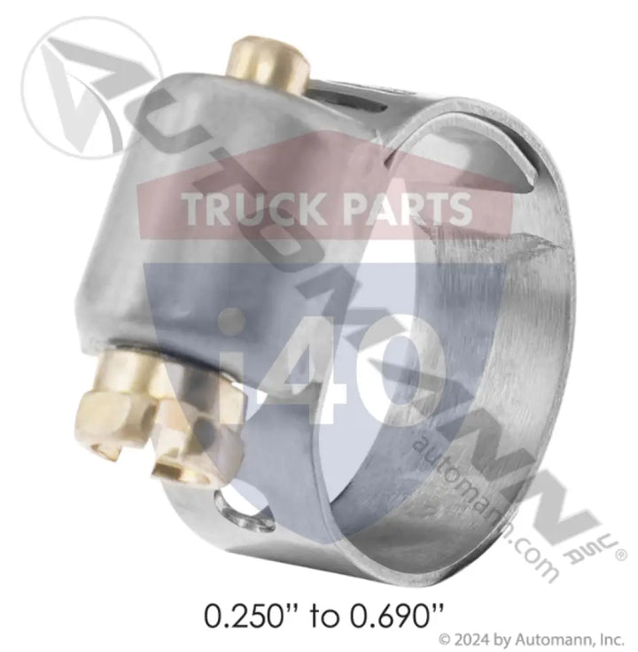 Breeze 561.21505-B Lined Clamp 0.25in to 0.69in - Lined Clamps - Standard