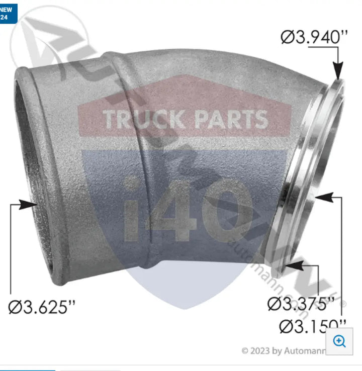 8089372 Charge Air Cooler Pipe For Volvo - Charge Air Cooler