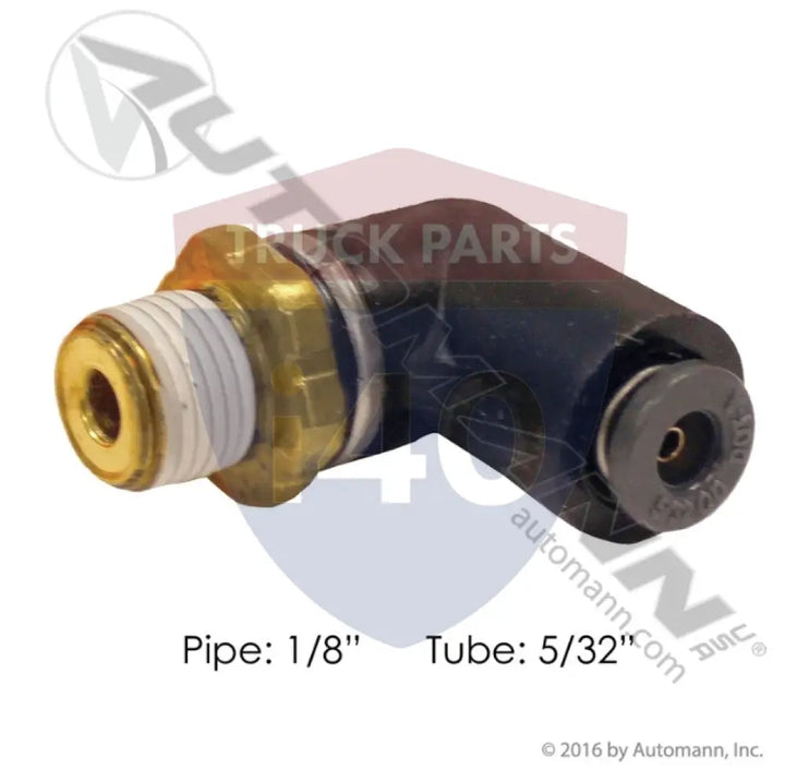Automann 177.116925A PLC Swivel Male Elbow 5/32 1/8in - Male 90° Elbows-Composite