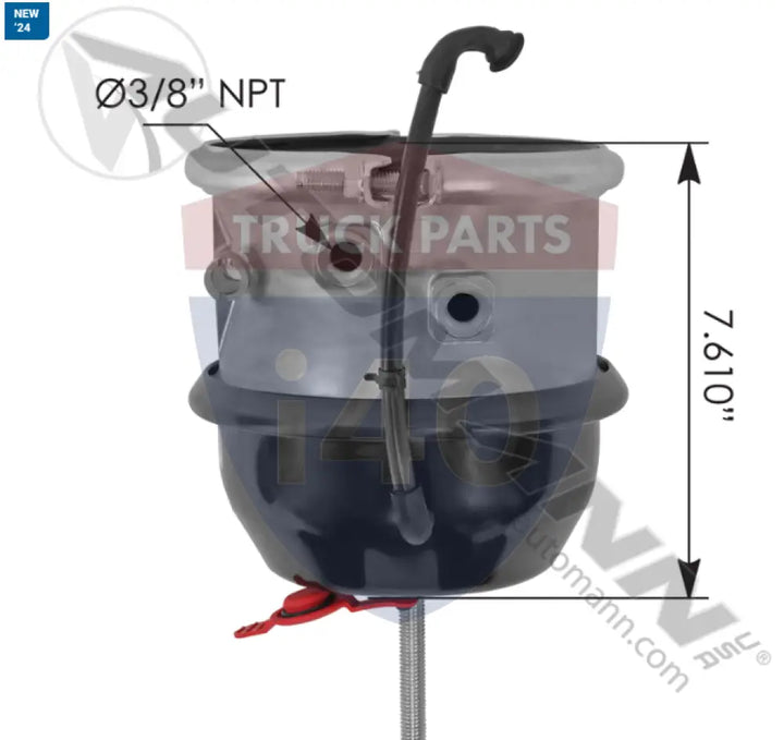 MGM Brakes 179.M3231008 MGM Piggyback Kit TR3030LP3T - S-Cam Piggyback Kits