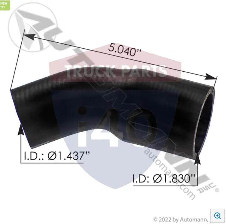 Automann 561.62565 Reducer Elbow Rubber Universal - Mack