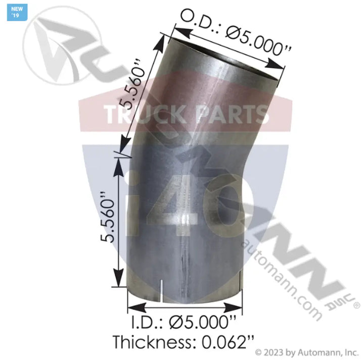 Automann 562.U7513409A Exhaust Elbow ALZ Peterbilt - Exhaust Elbow ALZ Peterbilt