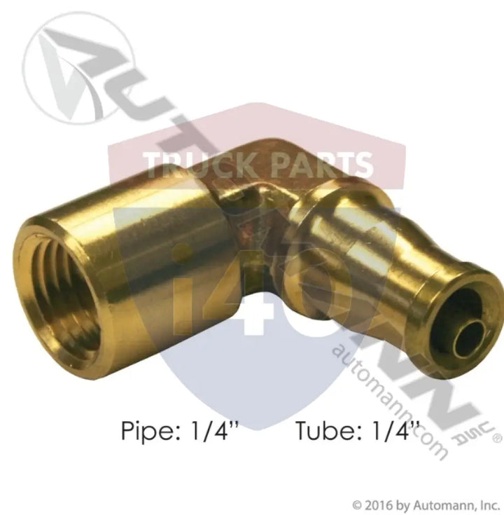 170PMTNS44 Brass PLC Female Elbow 1/4 1/4in For Parker - Female 90° Elbows-Brass