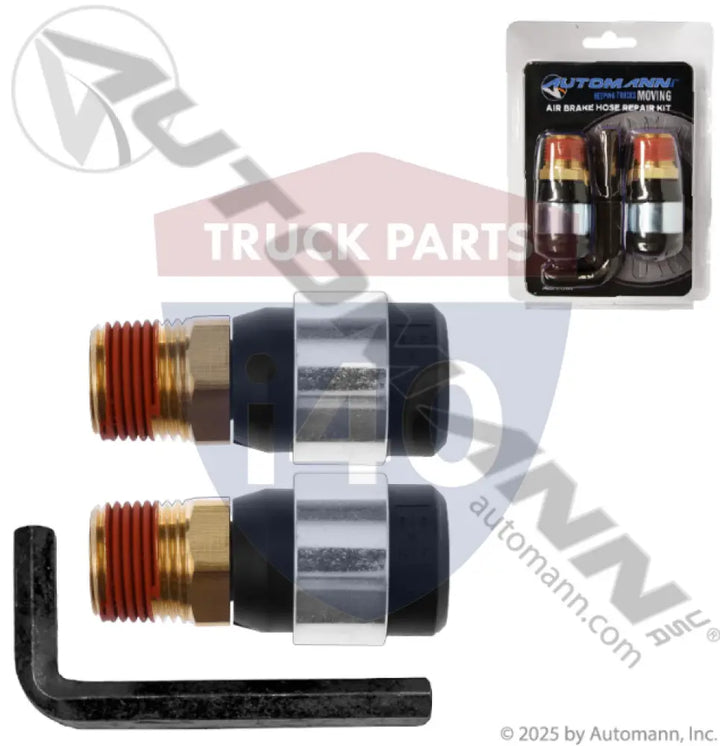 Automann 177.71403P Air Brake Hose 1/2in Pipe Repair Kit - Hose Repair Kits