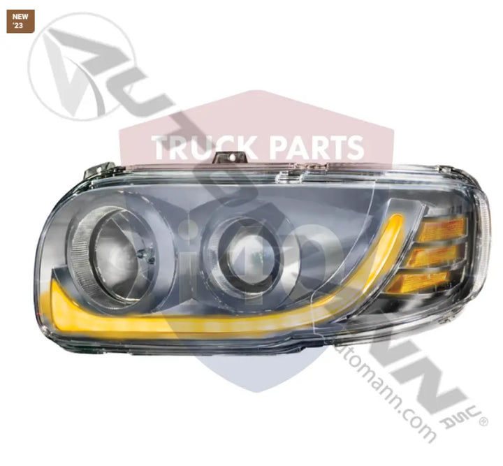 Automann 564.75097DC Headlamp Projector LH Peterbilt 389 - Headlamp Projector LH Peterbilt 389