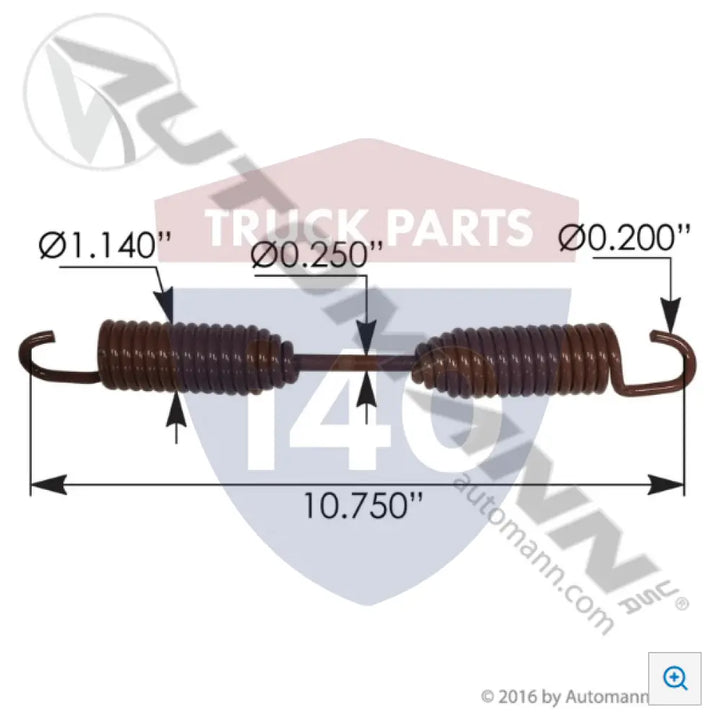 19-854 Spring For Spicer - Brake Springs