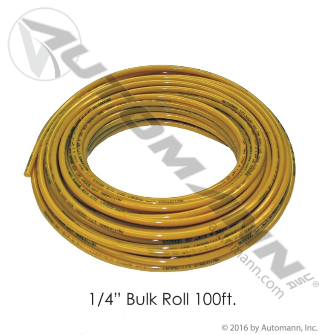 NT10004YW100 Nylon Tubing 1/4in OD 100FT Yellow For Eaton