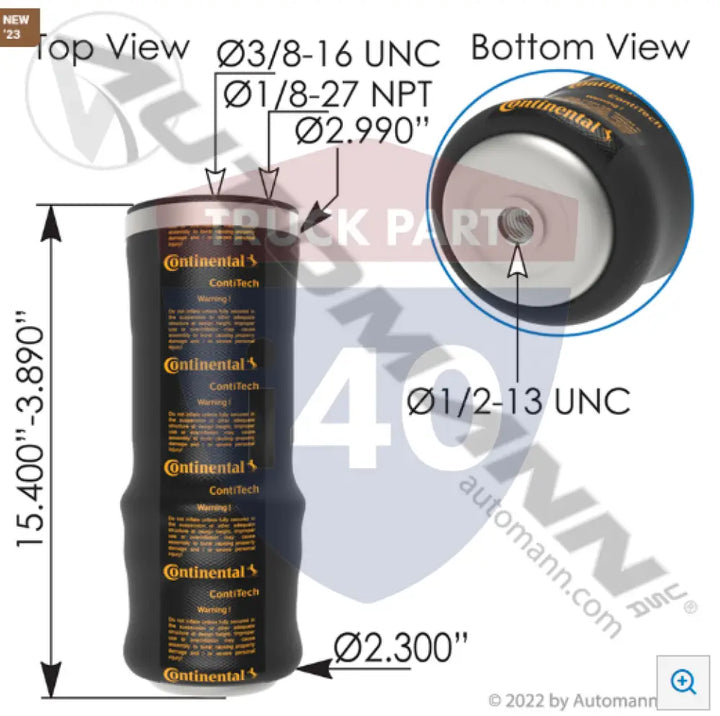 W023587067 Continental Air Spring Cabin For Firestone - Continental Air Spring Cabin