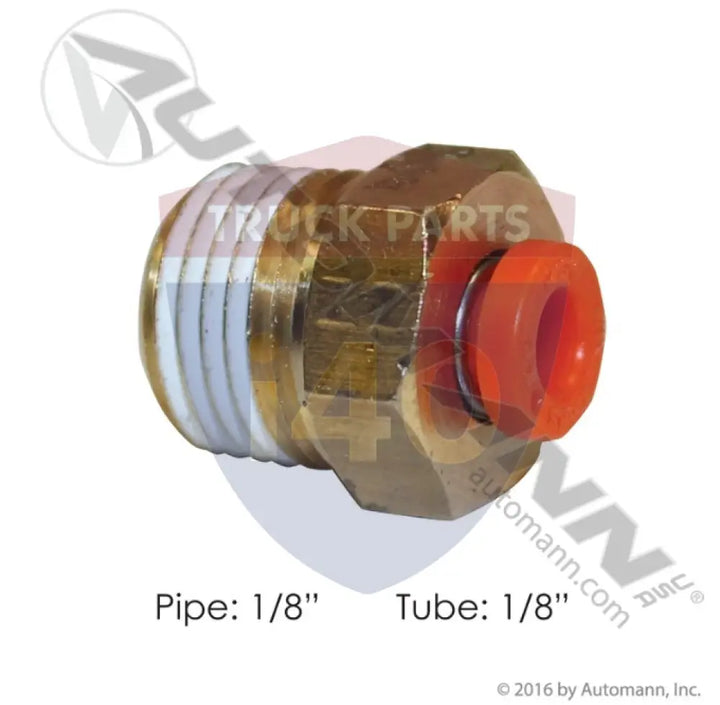 Automann 177.11682A PLC Male Connector 1/8 1/8in - Male Connectors-Composite