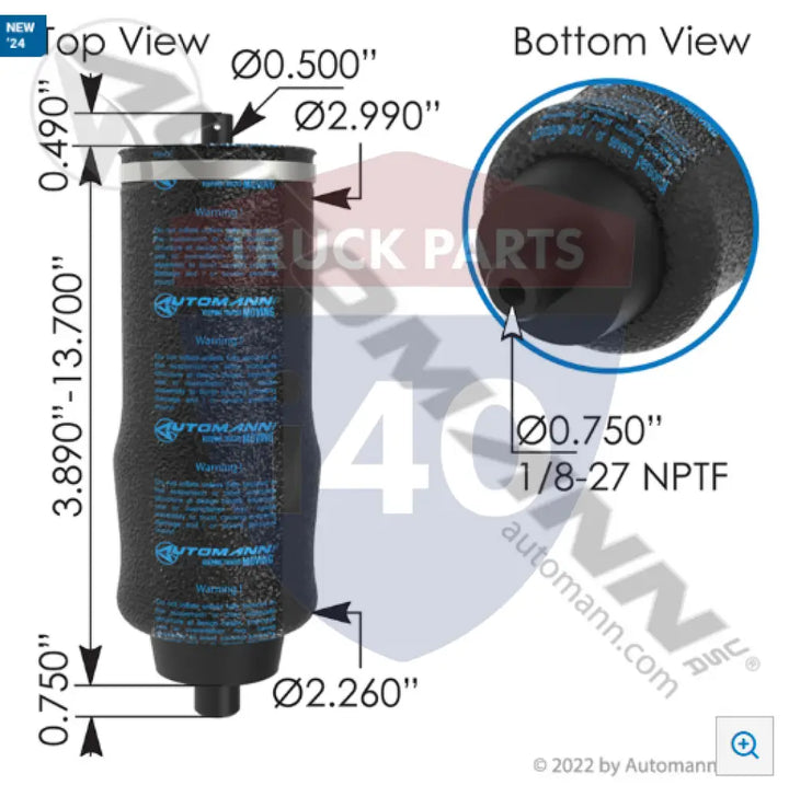 W023587055 Air Spring Cabin For Firestone - Air Spring Cabin