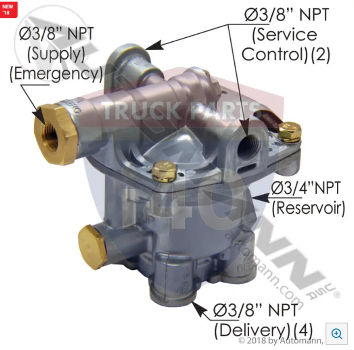 ESL110470 Relay Emergency Valve For Euclid - Relay Emergency Valves