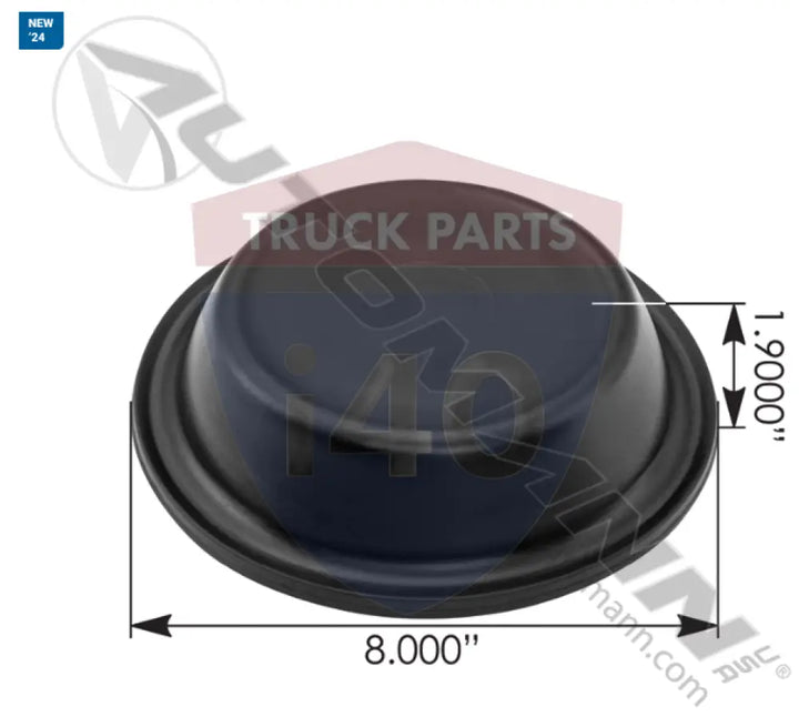 MGM Brakes 179.M8017831 MGM Easy Fit Diaphragm Neoprene 30L3 - Diaphragms