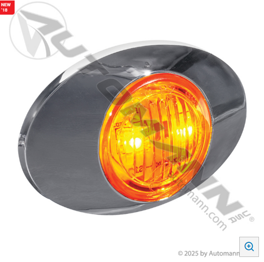 00212235P Marker Light LED 2in 3in Amber For Optronics