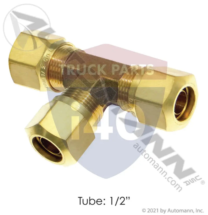 264NTA8 Union Tee-DOT Compression 1/2IN For Parker - Union Tees