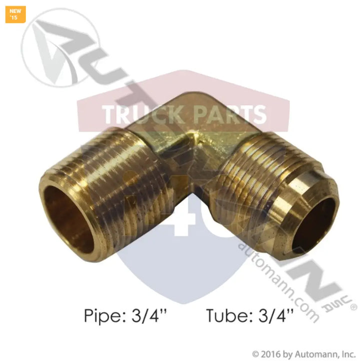 Automann 177.84912E Male Elbow 3/4in SAE 3/4in Pipe - Male 90° Elbows