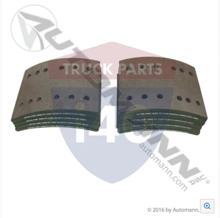 Automann 140.4514G.40 Brake Lining - 23K Lb GAWR