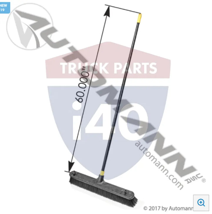 Automann 579.PB24S Push Broom 24in - Cleaning