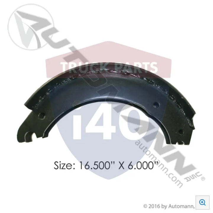Automann 142.451481 Unlined Brake Shoe 16.500in 6.000in - Brake Width - 6 in.