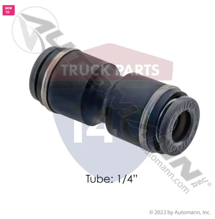 Phillips 12-95044 Straight Union PLC QWIK-FIT 1/4in Tube - Unions-Composite