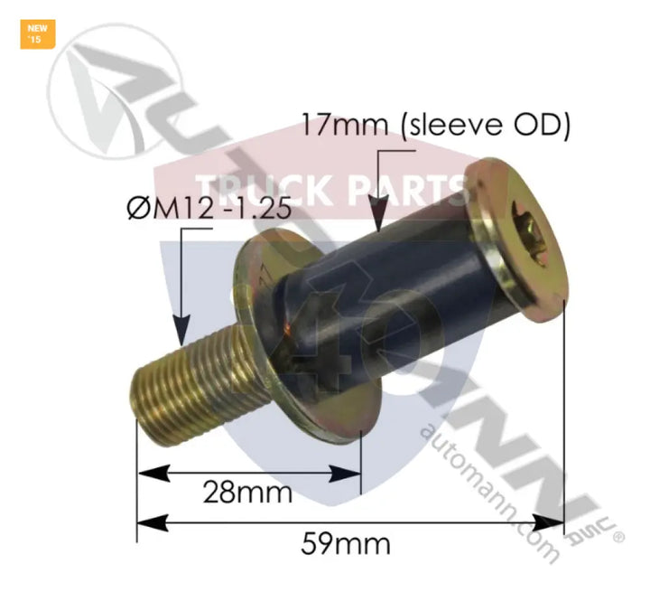 Automann HLK2477 Door Striker Kenworth - Door Striker Kenworth