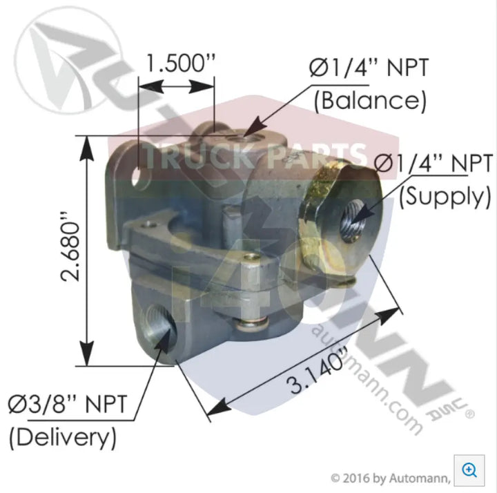 Automann 170.289714 QR1C Type Quick Release Valve - Quick Release Valves