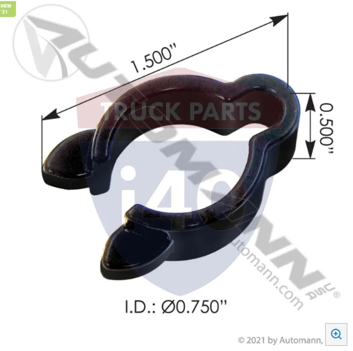 Automann 577.A920801 ABS Sensor Wire Clip-0.250in Cable Dia - Anti-Lock Brake